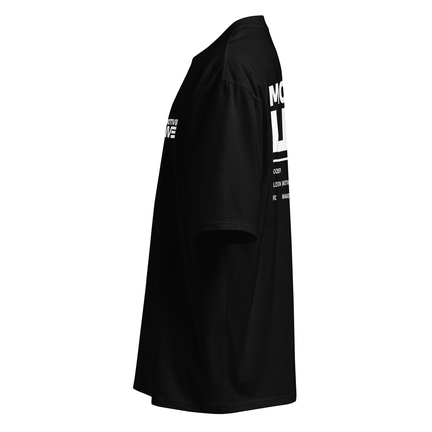 MOTIV8 Live T-shirt (Black)